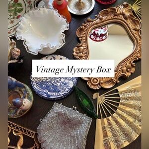 Vintage Mystery Box- 3 Pieces Per Order- Estate Sale Treasures